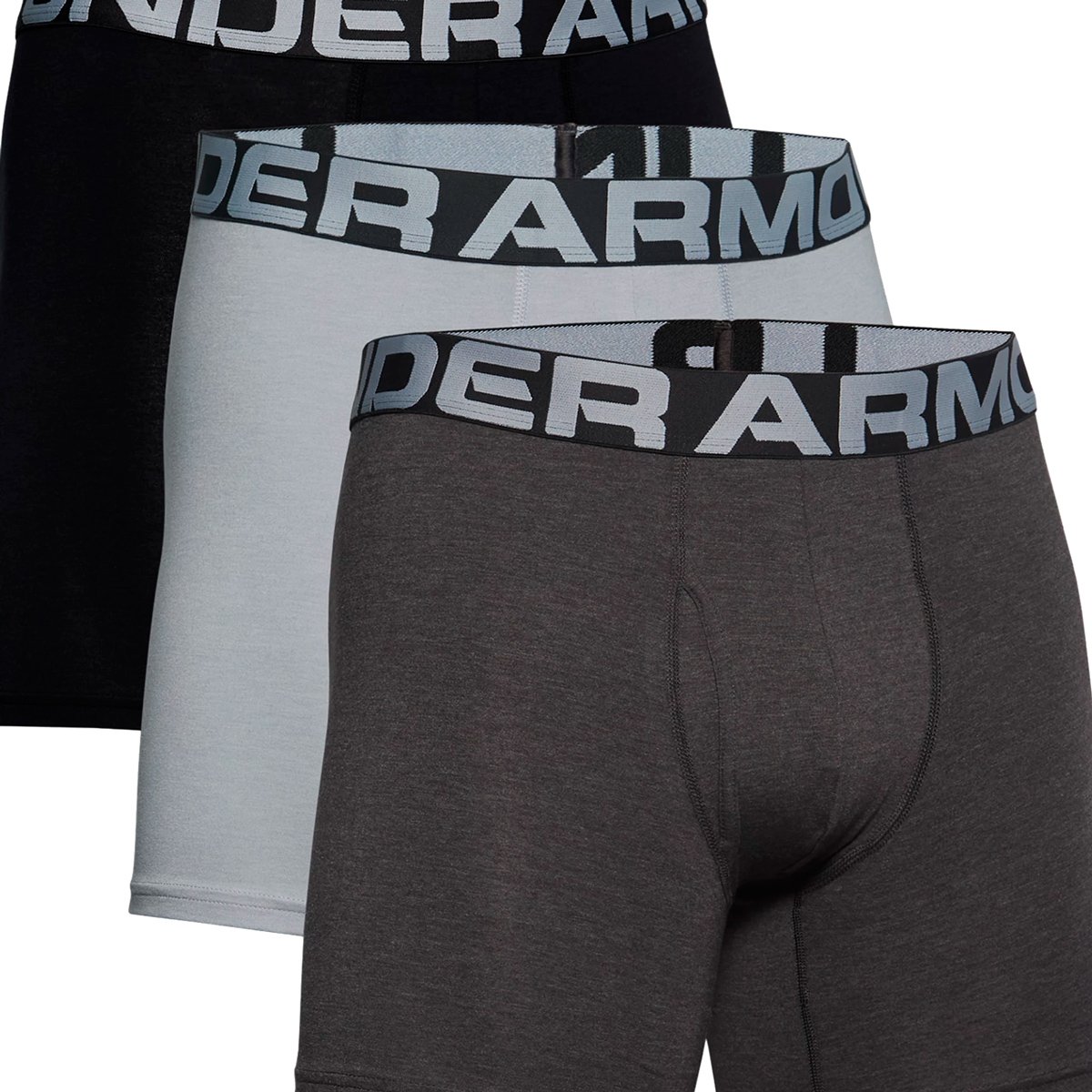 Under Armour Charged Cotton Boxer Shorts Herre - 3 Pack thumbnail