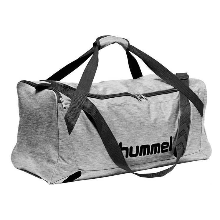 Hummel Core Sportstaske, grå melange - Medium thumbnail