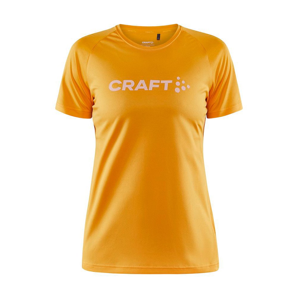Craft Core Unify Logo T-shirt Dame, varm gul thumbnail