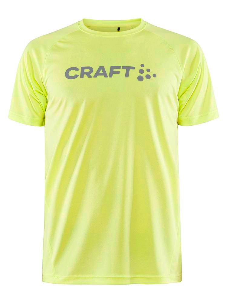 Craft Core Unify Logo T-shirt Herre, gul thumbnail