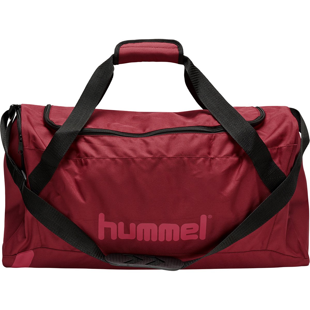 Hummel Core Sportstaske - Small, mørkerød thumbnail