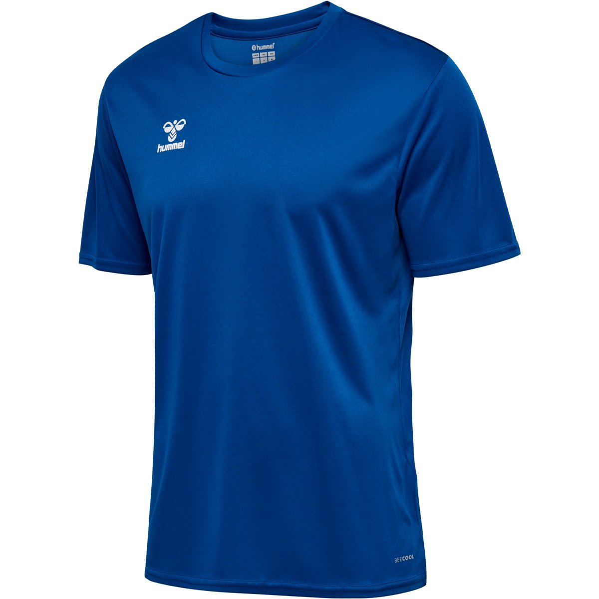 Hummel hmlESSENTIAL Jersey Trænings T-shirt Herre, blå thumbnail