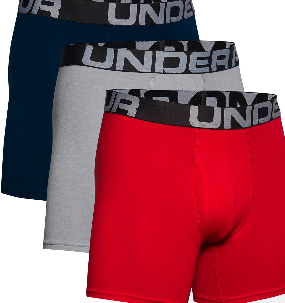 Under Armour Charged Cotton Boxer Shorts Herre - 3 Pack