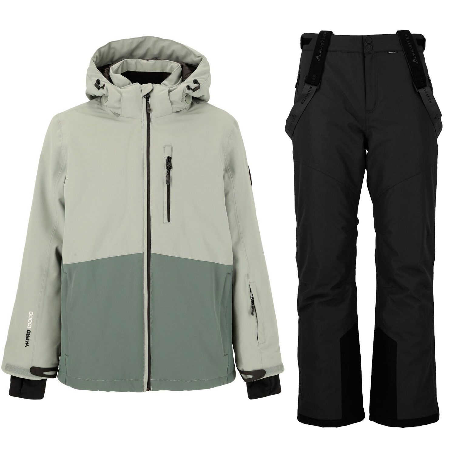 Whistler Drizzle Jr. W-Pro 10.000 Skisæt Børn, slate gray