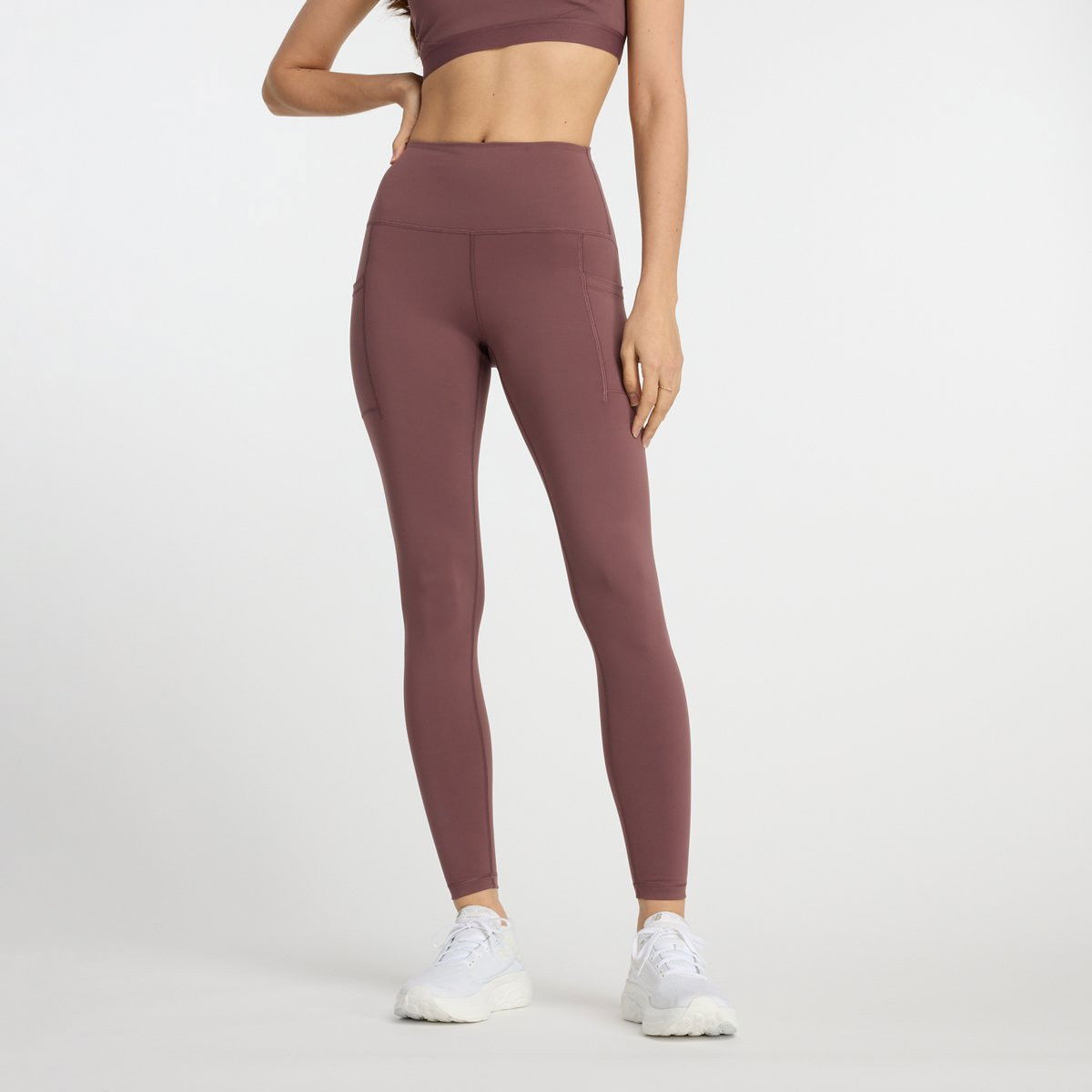 New Balance Sleek Pocket High Rise 27'' Tights Dame