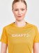 Craft Core Unify Logo T-shirt Dame, varm gul