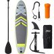 Thumbnail for Cruz Oppusteligt 2-lags Stand Up Paddle board, Various Grey