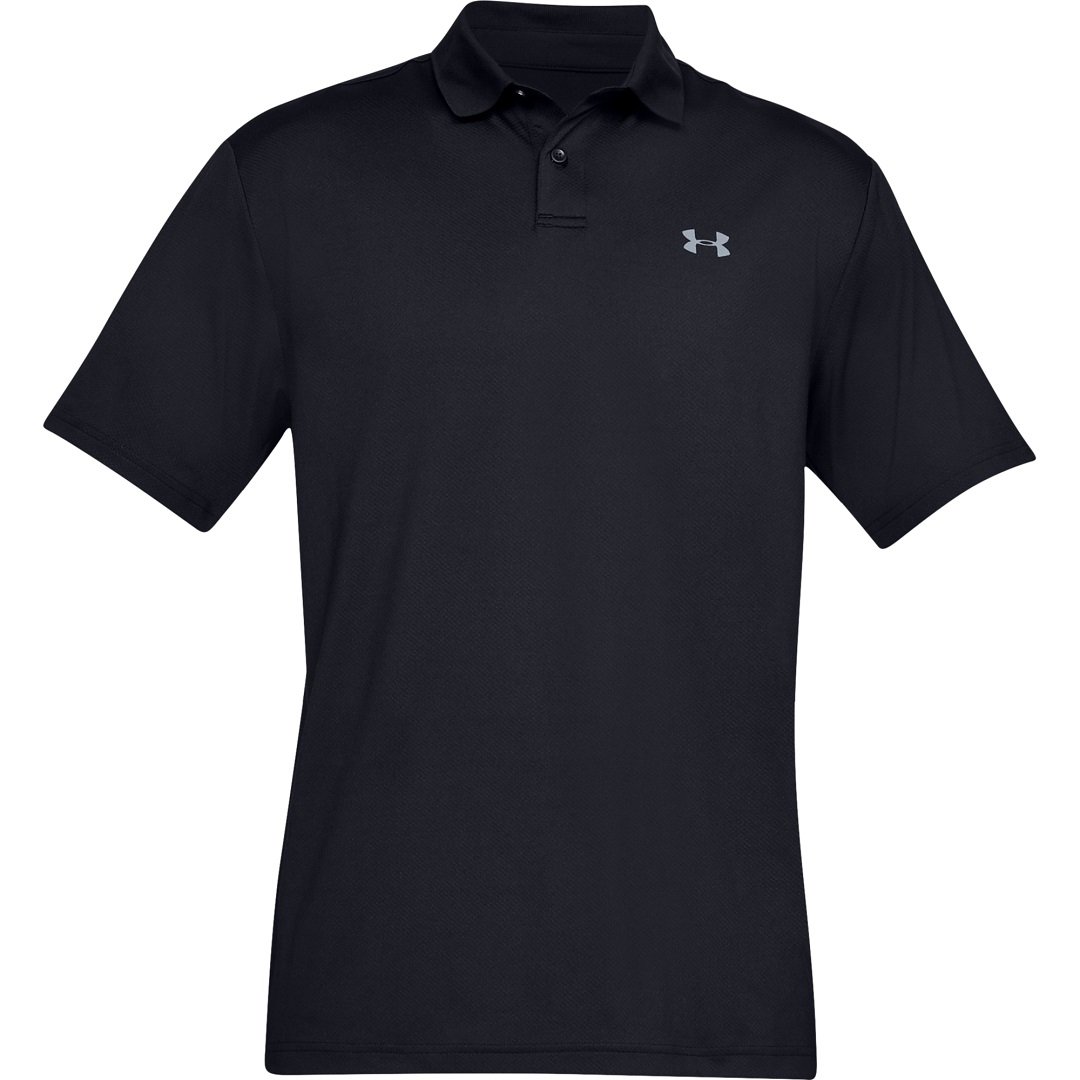 Under Armour Performance Polo 2.0 Herre, sort thumbnail