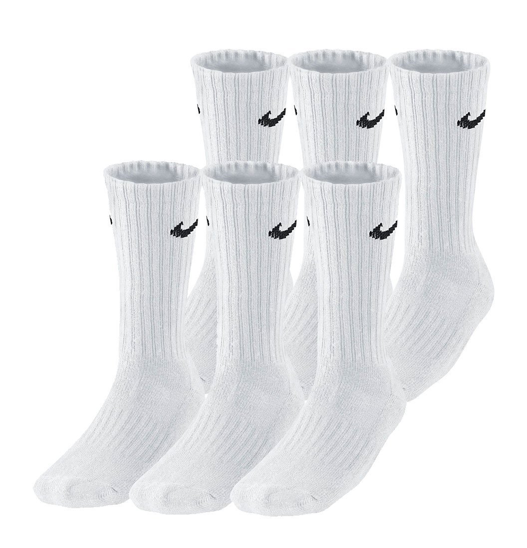 Nike 6-pak Cotton Strømper hvide